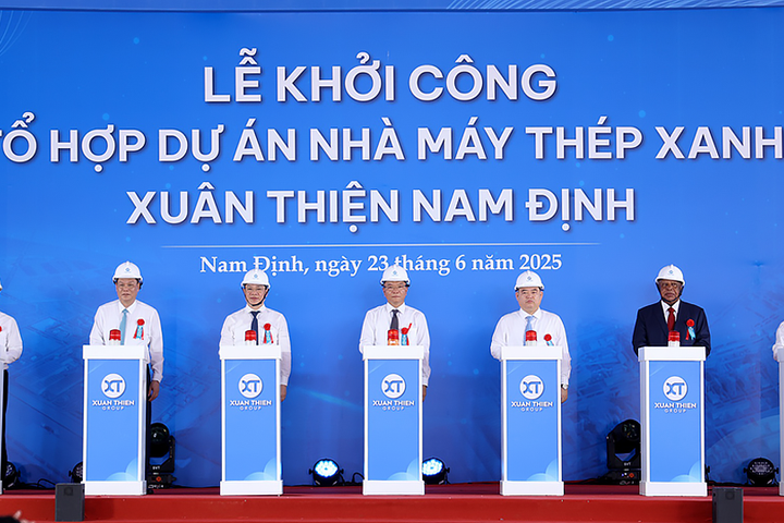 Khởi công Tổ hợp Dự án Thép xanh Xuân Thiện Nam Định