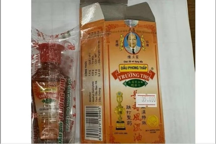 Thanh Hóa cảnh báo thuốc giả Dầu phong thấp Trường Thọ