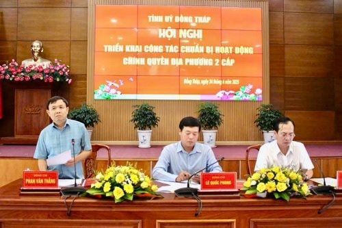 Đồng Tháp triển khai công tác chuẩn bị hoạt động chính quyền địa phương 2 cấp