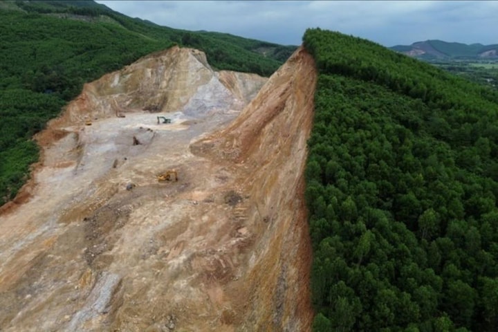 Khai thác khoáng sản vượt công suất, một doanh nghiệp bị xử phạt 250 triệu đồng