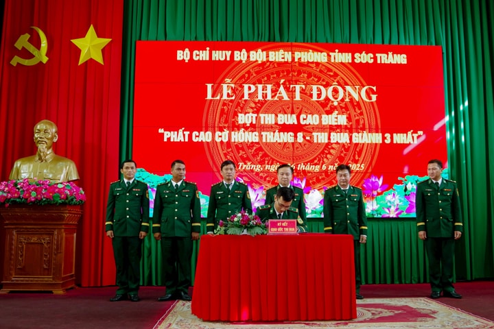 BĐBP Sóc Trăng phát động đợt thi đua cao điểm