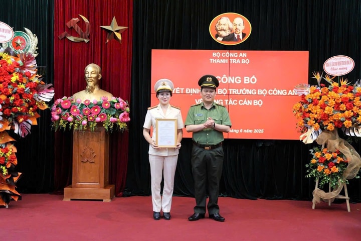 Đại tá Phan Thị Loan giữ chức Phó Chánh Thanh tra Bộ Công an