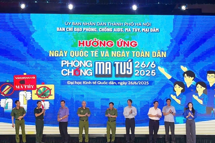 Hà Nội tổ chức mít tinh “vì cộng đồng không ma túy”