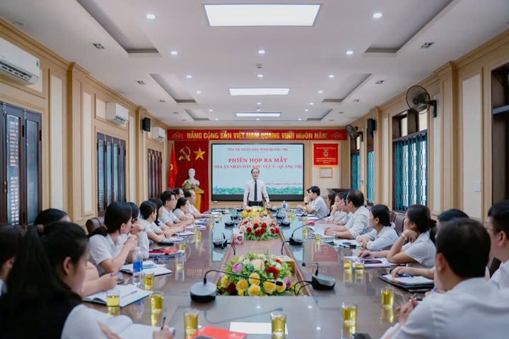 TAND Khu vực 5 tỉnh Quảng Trị chính thức đi vào hoạt động: Đoàn kết - Kỷ cương - Tận tâm phục vụ nhân dân