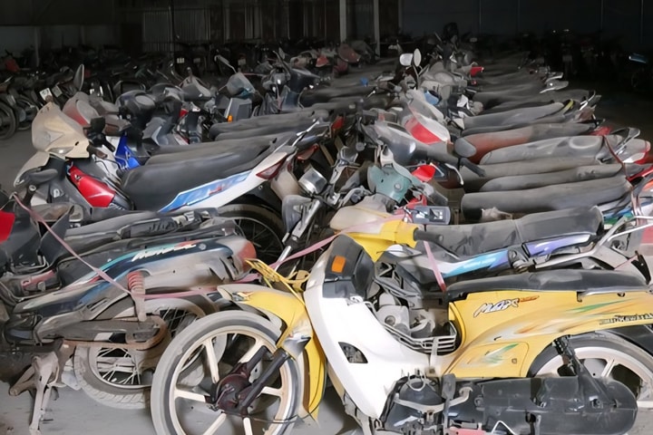 Hơn 6.800 phương tiện giao thông "vô chủ" tại Thanh Hóa