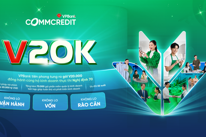 Không lo thiếu vốn nhờ gói vay lãi suất thấp nhất thị trường của VPBank