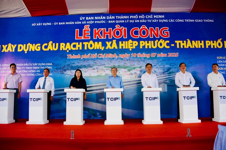 TP.HCM: Khởi công cầu Rạch Tôm gần 500 tỷ đồng