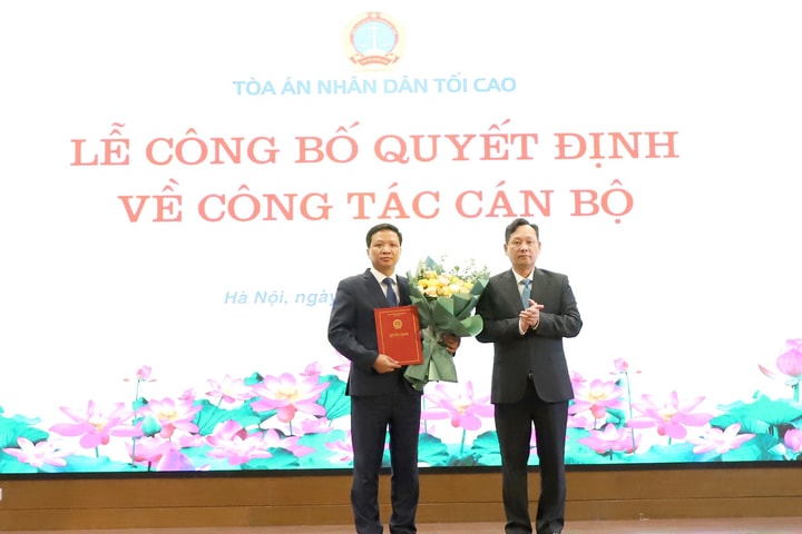 Bổ nhiệm Chánh Thanh tra Tòa án nhân dân tối cao