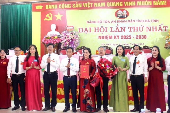 Đại hội Đảng bộ TAND tỉnh Hà Tĩnh lần thứ nhất, nhiệm kỳ 2025-2030