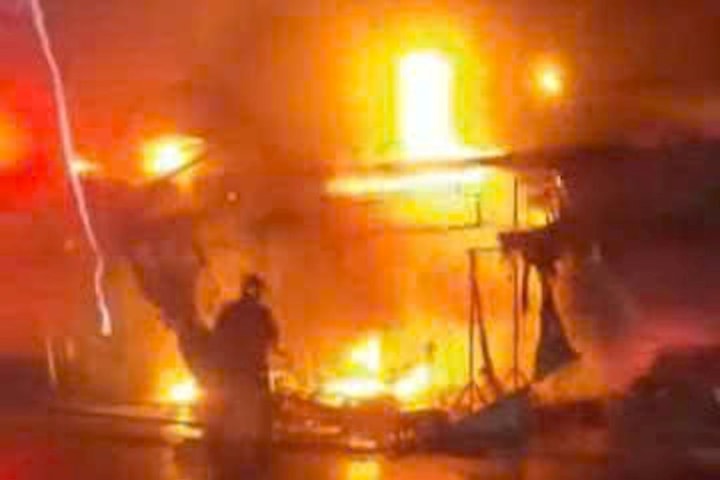 Thiệt hại vụ cháy chợ ở TP.HCM