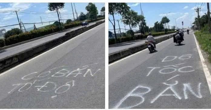 Làm rõ hành vi của đối tượng viết dòng chữ “bắn tốc độ” trên đường TP.HCM
