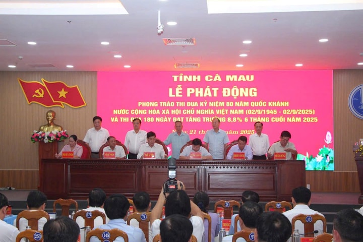 Cà Mau thi đua 180 ngày đạt tăng trưởng 8,8% 6 tháng cuối năm 2025