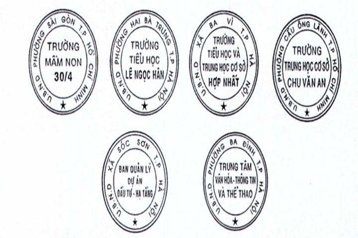 Mẫu con dấu mới của cơ quan, tổ chức từ 1/7