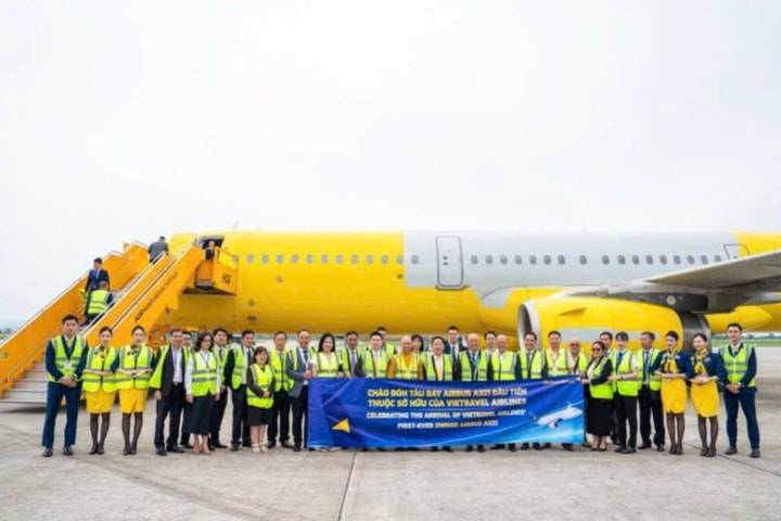 Vietravel Airlines đón máy bay Airbus A321 đầu tiên thuộc quyền sở hữu của hãng