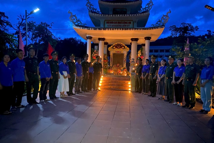 Đồn Biên phòng Cửa khẩu La Lay tổ chức nhiều hoạt động tri ân nhân ngày Thương binh – Liệt sĩ