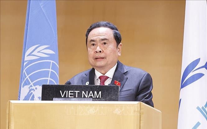 Chủ tịch Quốc hội Trần Thanh Mẫn kêu gọi các nghị viện thế giới chung tay hành động vì hòa bình và phát triển