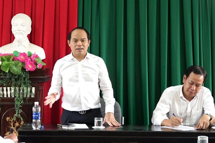 Phó Chánh án Tòa án nhân dân tối cao Nguyễn Quốc Đoàn làm việc tại TAND khu vực 2 - Huế