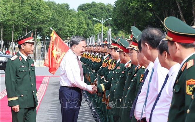 Tổng Bí thư Tô Lâm: Xây dựng Quân đoàn 12 là lực lượng cơ động chiến lược của Quân đội