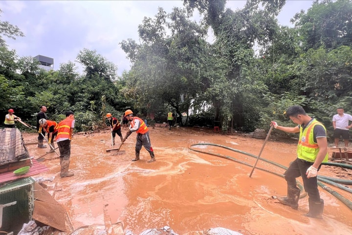 Kết quả xử lý bùn phun trào tại ngõ Núi Trúc