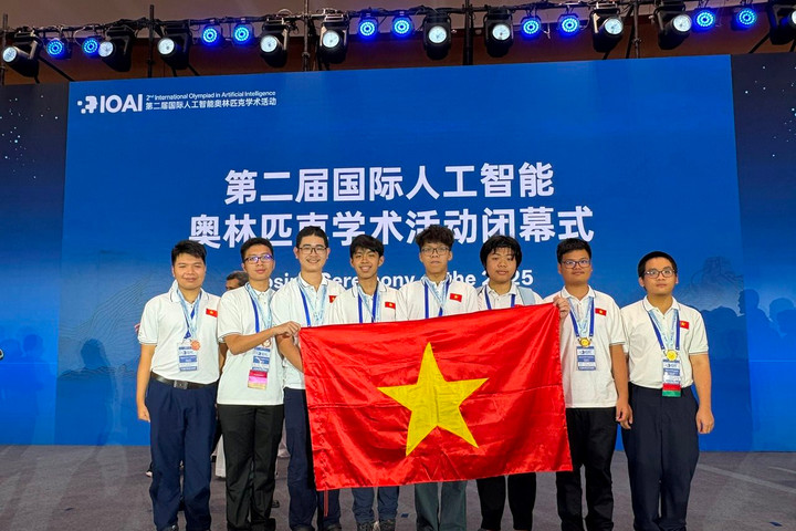 Việt Nam giành 3 Huy chương Vàng Olympic Trí tuệ nhân tạo quốc tế 2025