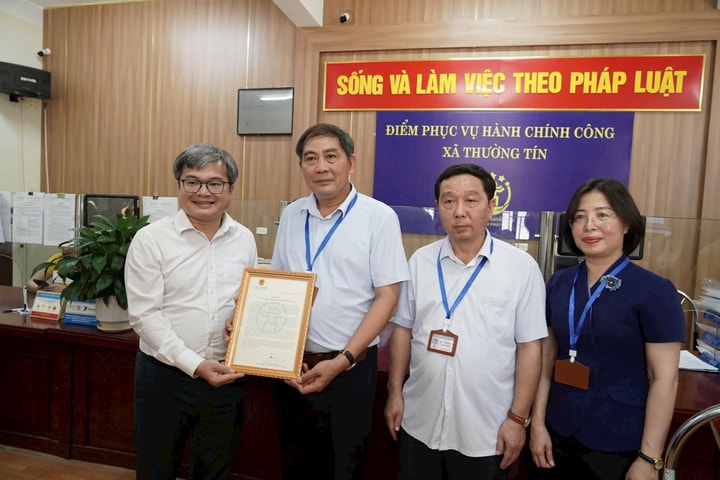 Hà Nội gửi thư cảm ơn xã Thường Tín vì thành tích trong thực hiện mô hình chính quyền hai cấp