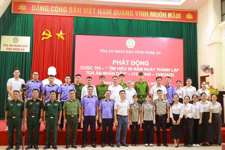 TAND tỉnh Nghệ An phát động Cuộc thi “Tìm hiểu 80 năm Ngày thành lập ngành Tòa án nhân dân”