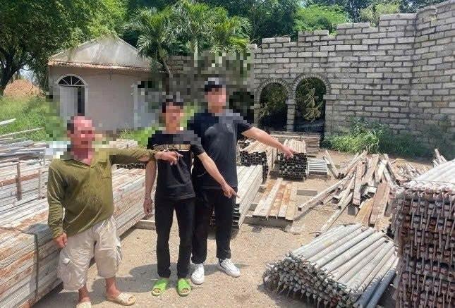 Bắt nhóm đối tượng trộm tài sản tại công trình chỉnh trang đường ven biển