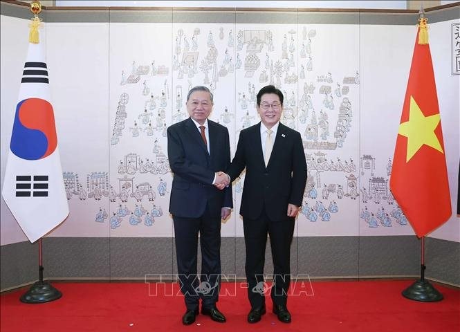 Lễ đón Tổng Bí thư Tô Lâm và Phu nhân thăm cấp Nhà nước Đại Hàn Dân quốc