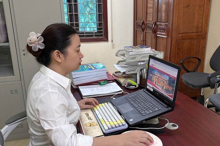 Cán bộ Tòa án tỉnh Thanh Hóa tích cực tham gia Cuộc thi "Tìm hiểu Lịch sử 80 năm TAND"
