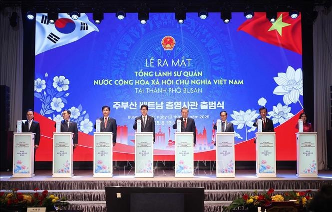 Tổng Bí thư Tô Lâm dự Lễ ra mắt Tổng lãnh sự quán Việt Nam tại Busan (Hàn Quốc)