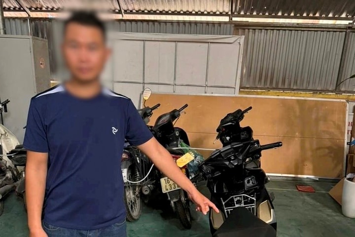 Bắt đối tượng trộm cắp tài sản sau 1 ngày tiếp nhận tin báo