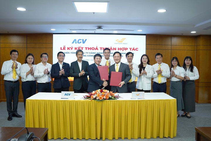 Hai "ông lớn" Vietnam Post và ACV "bắt tay" mở rộng kết nối logistics hiện đại