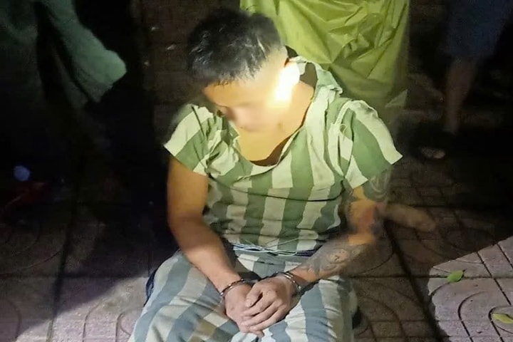 Bắt giữ phạm nhân trốn trại sau 2 ngày lẩn trốn