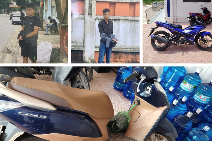 Tóm gọn 2 ‘đạo chích’ xe máy tại Hải Phòng