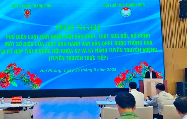 Phổ biến Luật ban hành văn bản quy phạm pháp luật