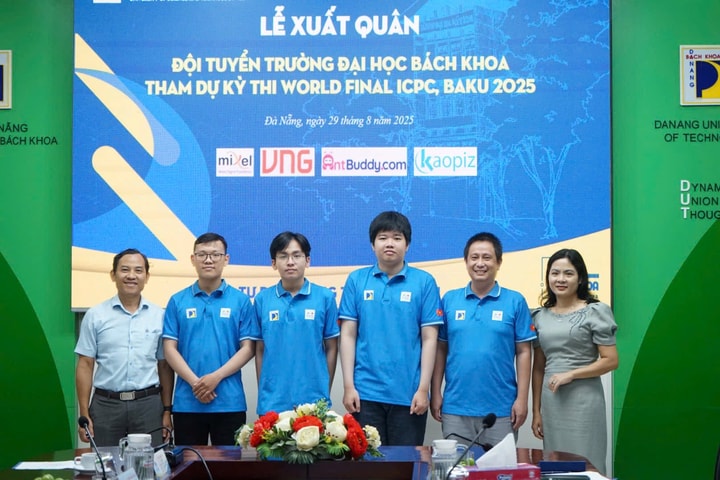 ĐH Bách khoa Đà Nẵng xuất quân dự Chung kết Thế giới ICPC 2025