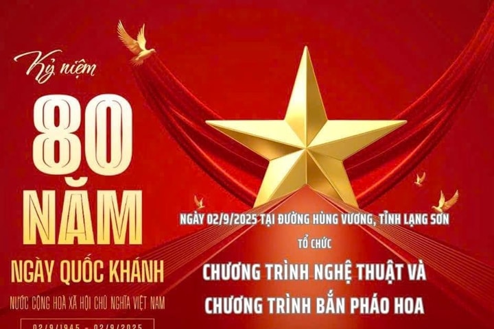 Lạng Sơn sẽ bắn pháo hoa ở đường Hùng Vương vào tối 2/9