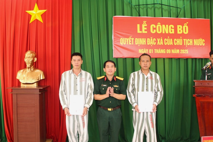 Ánh sáng khoan hồng trong ngày đặc xá tại Trại giam H85