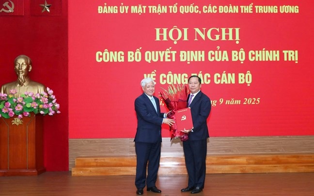 Phân công, chỉ định đồng chí Nguyễn Phi Long giữ chức Phó Bí thư Đảng ủy MTTQ, các đoàn thể Trung ương