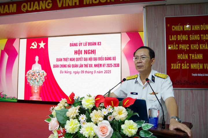 Lữ đoàn 83 quán triệt Nghị quyết Đại hội Đảng bộ Quân chủng Hải quân lần thứ XIV