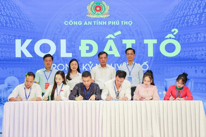 Công an Phú Thọ kết nối KOLs xây dựng môi trường mạng an toàn