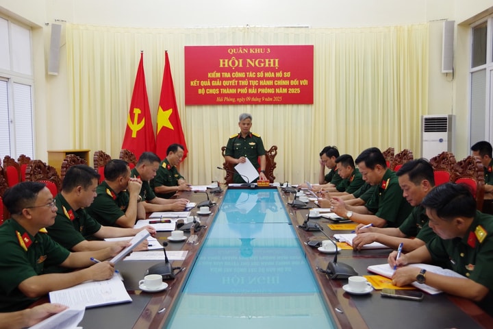 Bộ CHQS TP Hải Phòng đẩy mạnh số hoá hồ sơ