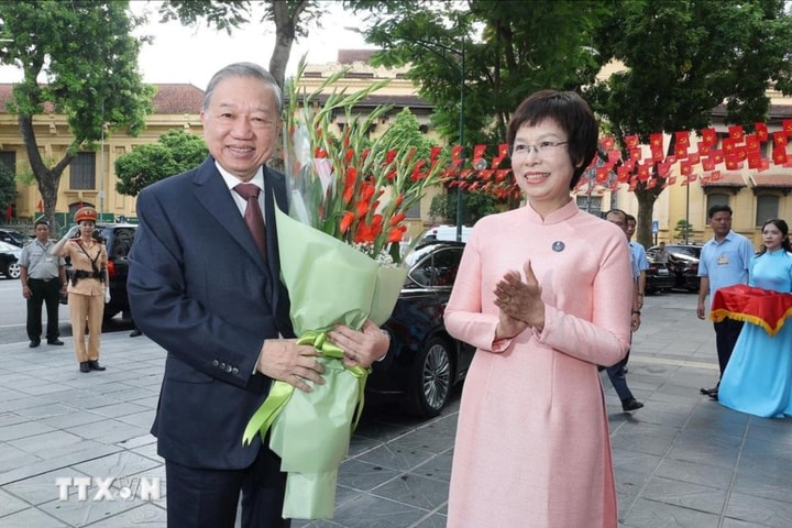 Tổng Bí thư Tô Lâm dự Lễ kỷ niệm 80 năm Ngày truyền thống Thông tấn xã Việt Nam