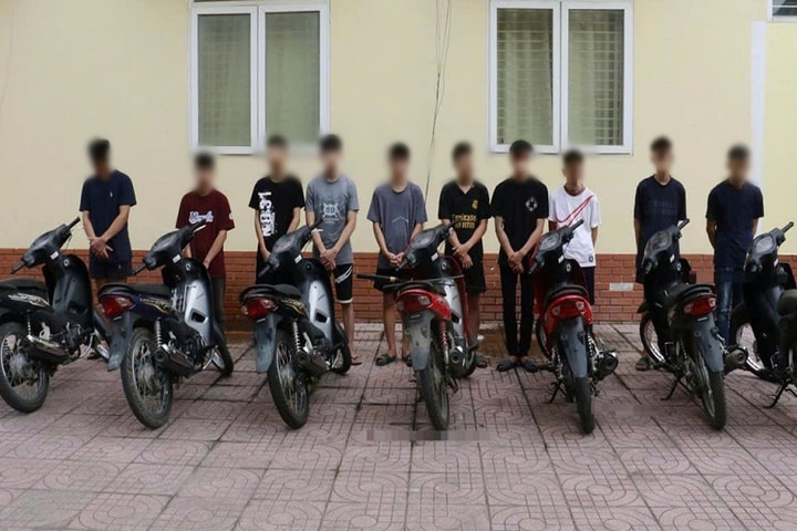 Triệt phá nhóm thanh, thiếu niên mang hung khí hỗn chiến trong đêm