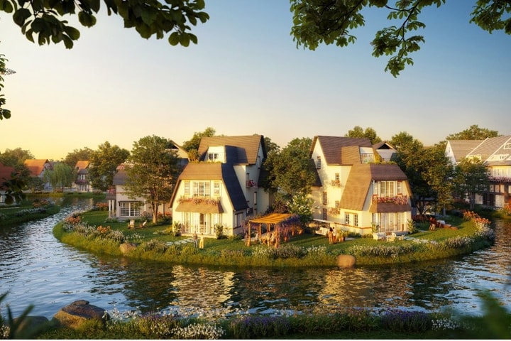 Đảo châu Âu - không gian sống đẳng cấp tại Eco Central Park