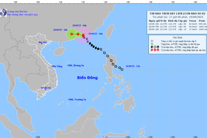 Ngành hàng hải và đường thủy khẩn trương triển khai ứng phó bão số 8