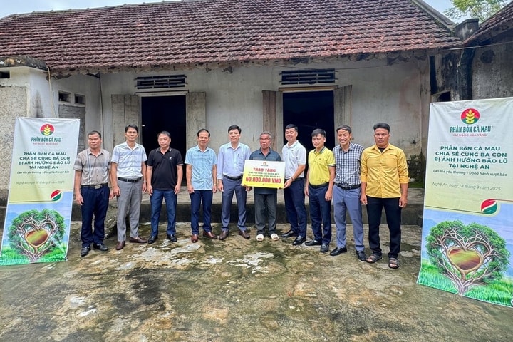 PVCFC đồng hành cùng đồng bào Nghệ An sau thiên tai