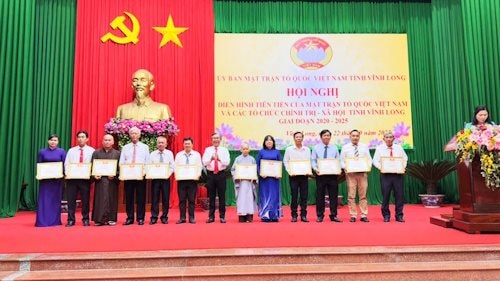 Vĩnh Long tổ chức hội nghị điển hình tiên tiến của MTTQ và các tổ chức chính trị - xã hội