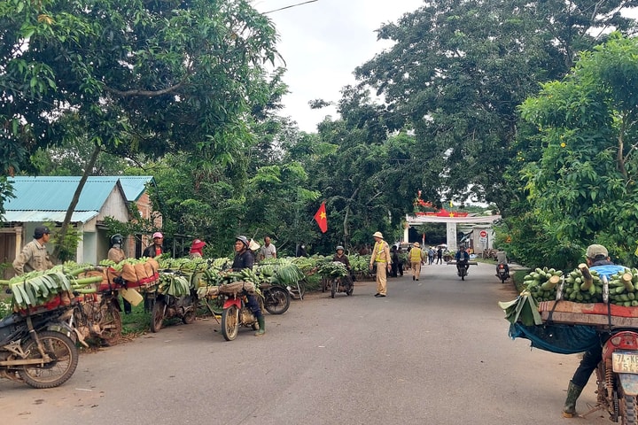 Đã có 'chợ chuối mới' sau vụ tai nạn nghiêm trọng ở Quảng Trị
