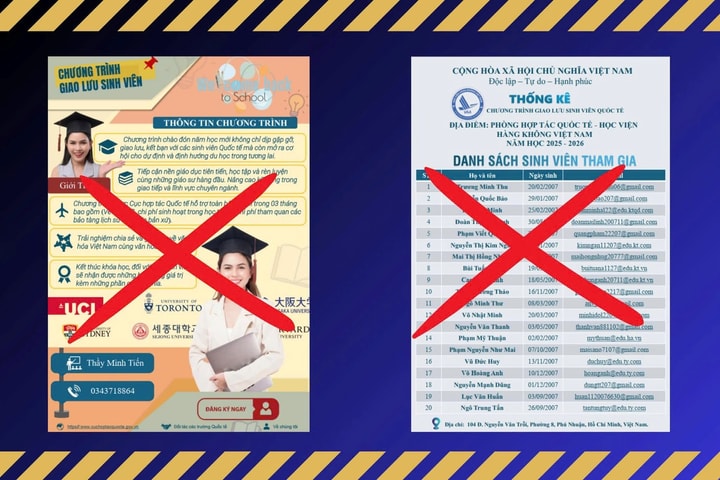 Giả mạo chương trình quốc tế để lừa đảo sinh viên